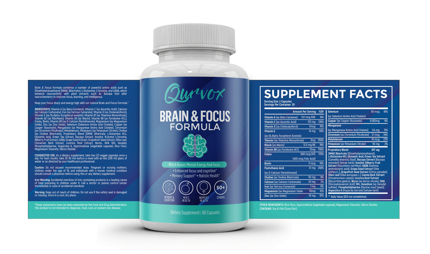 Qurvox™ Brain & Focus Formula